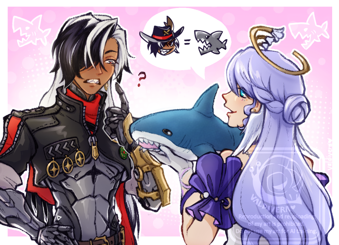 Honkai Star Rail Boothill Robin fanart by ValdiVera