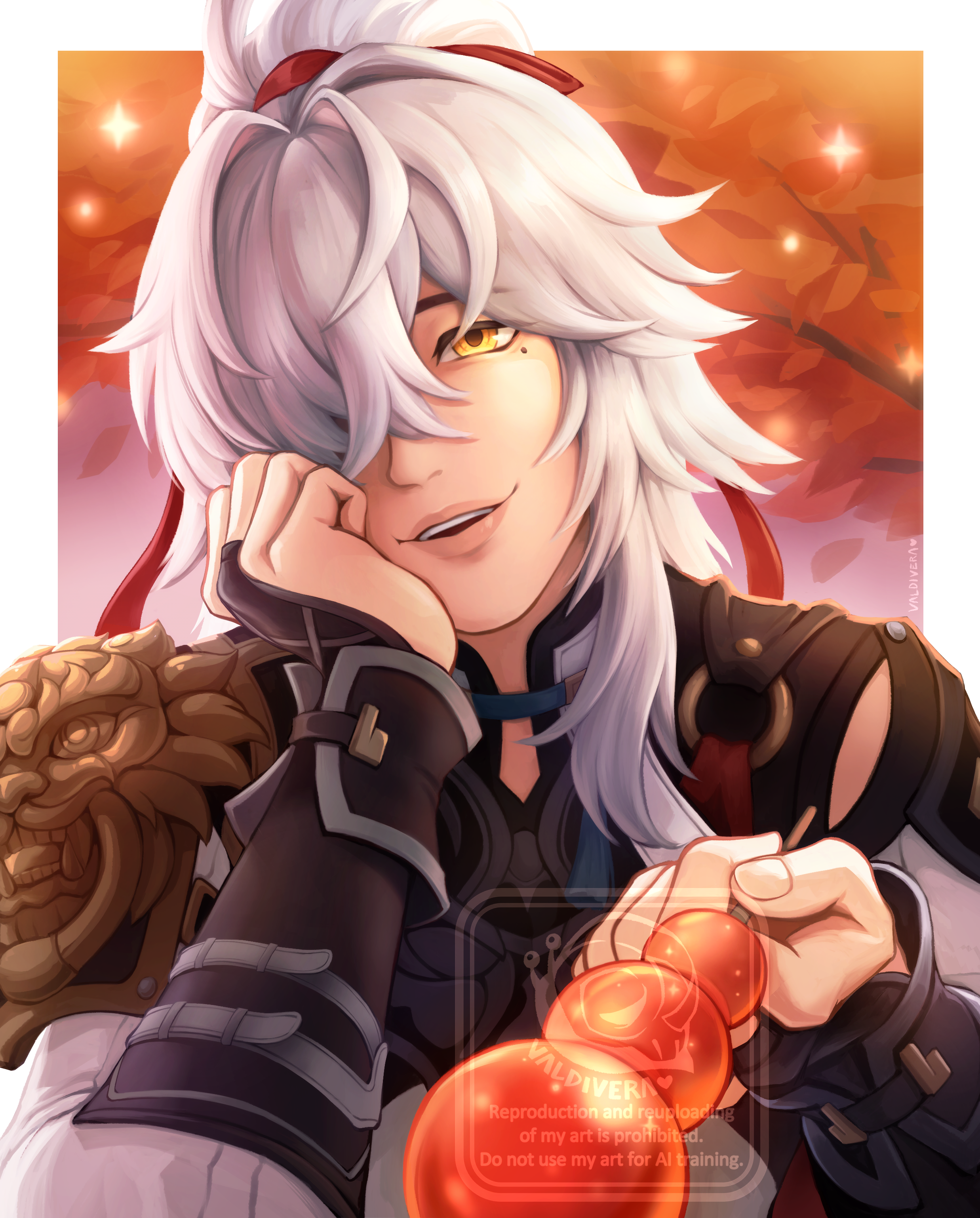 Honkai Star Rail Jing Yuan fanart by ValdiVera