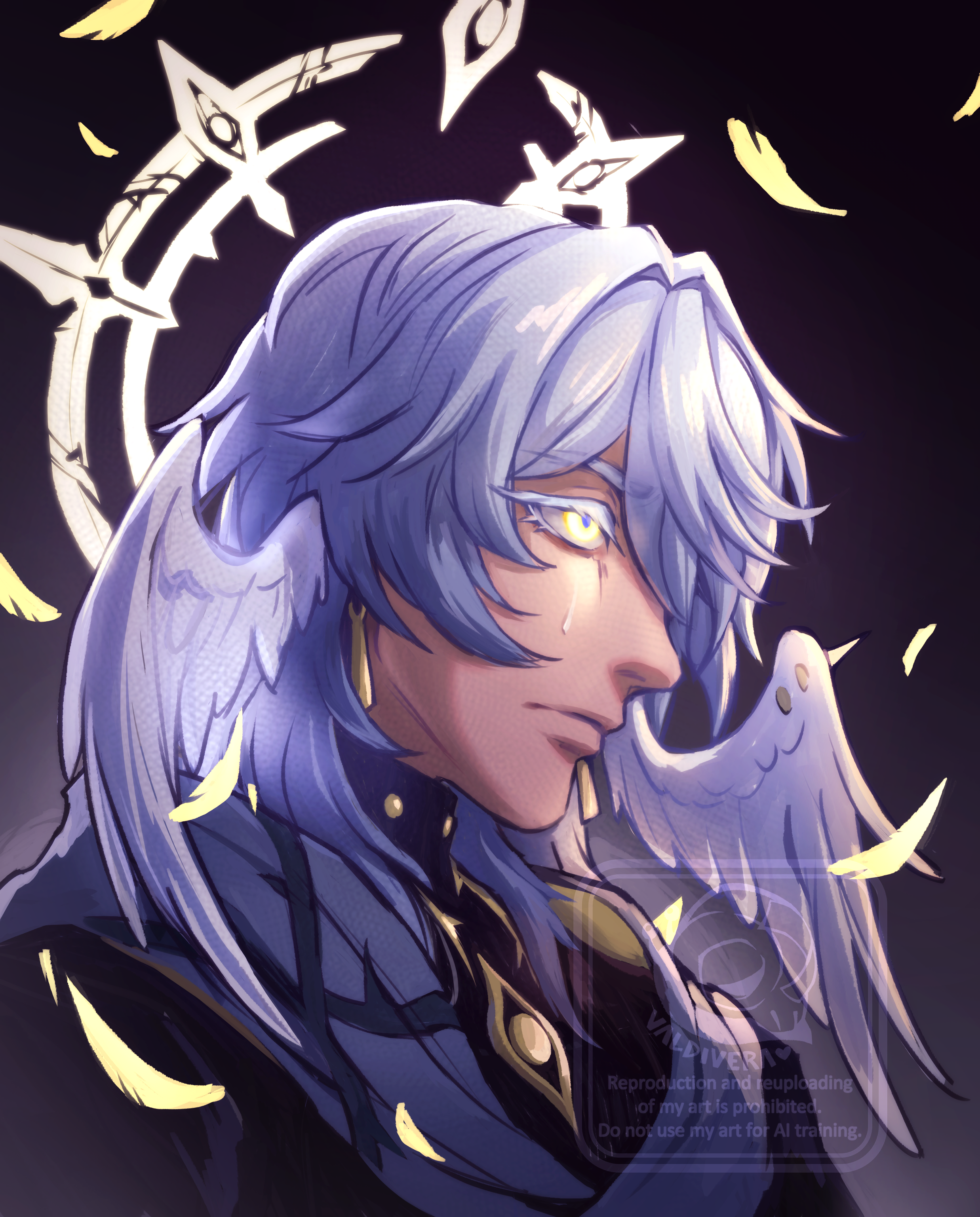 Honkai Star Rail HSR Sunday fanart by ValdiVera