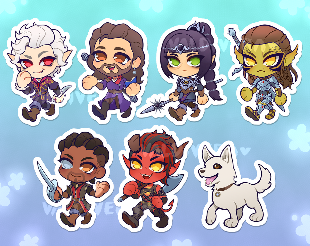 Baldur's Gate Stickers